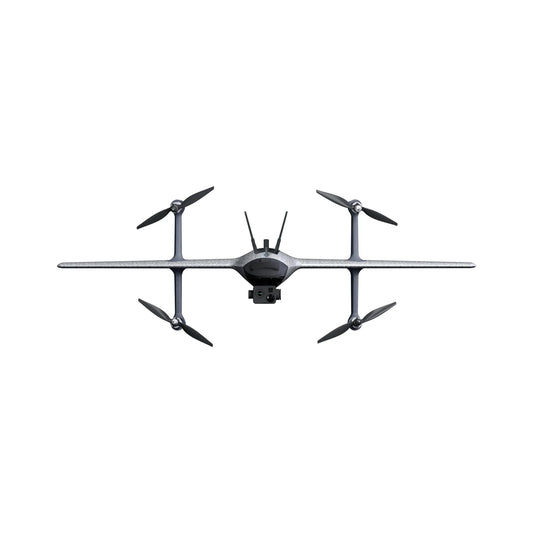 HEQ Swan-K1 Trio 640 Fixed-wing Aircraft VTOL With 3-in-1 Camera Gimbal 640x512 Infrared Camera 600M LRF 12MP Camera