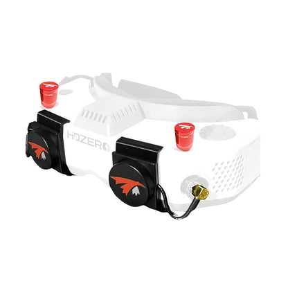 TrueRC X-AIR 5.8 MK II Antenna Pair for HDzero Goggles, 5.1–6.7GHz, 10 dBic, 120deg beam, SMA male, 15mm low-profile