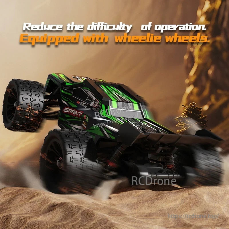 TSRC 9522 / 9522 Pro 1:16 RC Car, RC car with wheelie wheels for easier operation