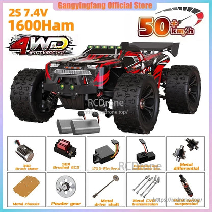 TSRC 9522 / 9522 Pro 1:16 Samochód RC 4WD Szybka Terenówka 85KM/H Bezszczotkowy lub 50KM/H Szczotkowy Monster Truck