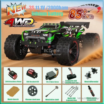 TSRC 9522 / 9522 Pro 1:16 Samochód RC 4WD Szybka Terenówka 85KM/H Bezszczotkowy lub 50KM/H Szczotkowy Monster Truck