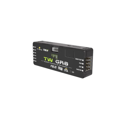 FrSky TW GR8 Receiver - TWIN Dual 2.4G Receiver with 8 PWM Channel Ports