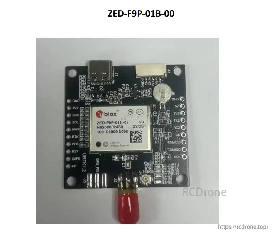 ZED-F9P-04B-01 Excellent  board  Works Serial  I2C and SPI  ESP32 controlling I2C and SPI UM980