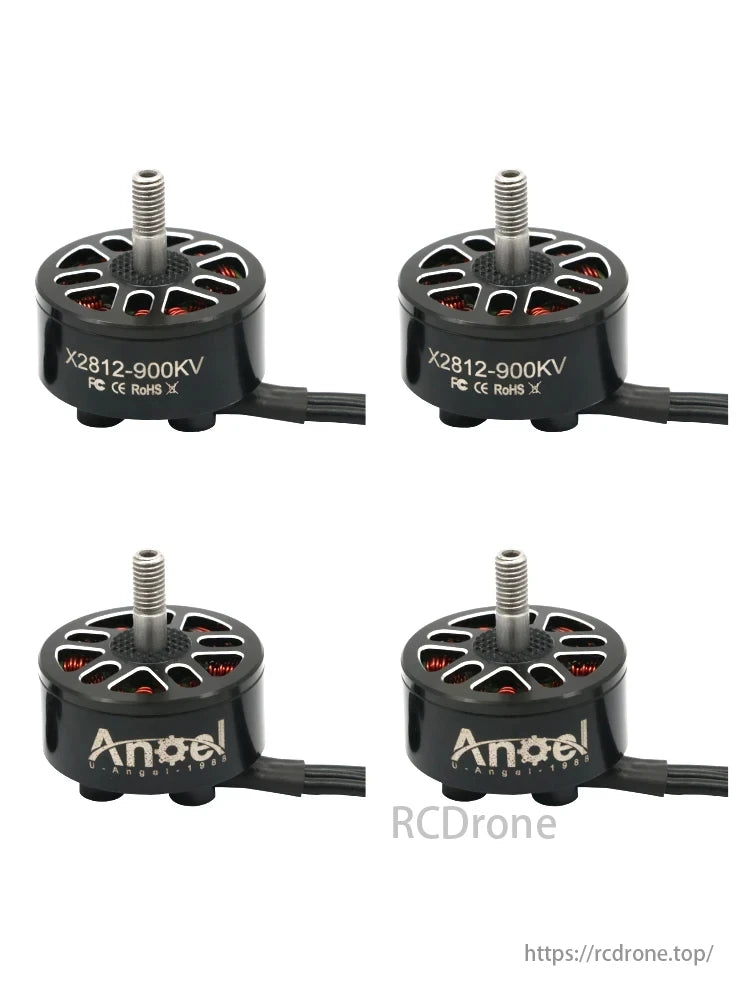 UAngel X2812 900KV 1115KV 3-6S Brushless Motor, UAngel X2812 900KV 3-6S brushless motor includes cables and screws, designed for high-performance drone applications.