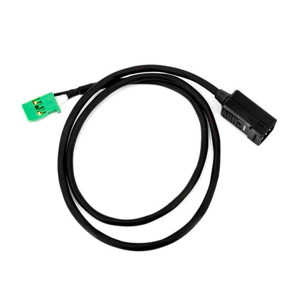 Futaba UBC0082 500 mm S.Bus hub cable, coiled lead with green plug and black hub connector