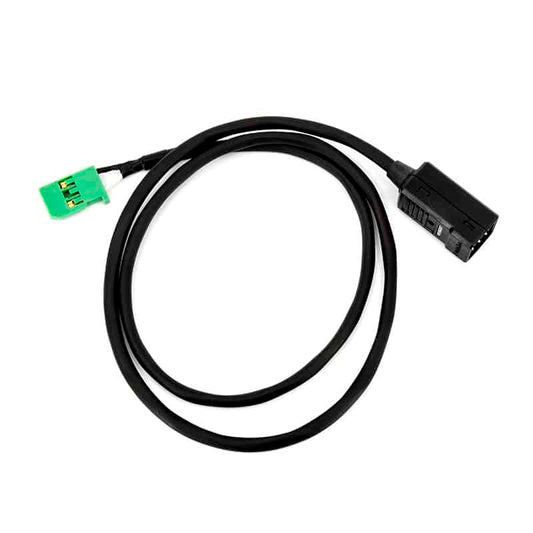 Futaba UBC0082 500 mm S.Bus hub cable, coiled lead with green plug and black hub connector