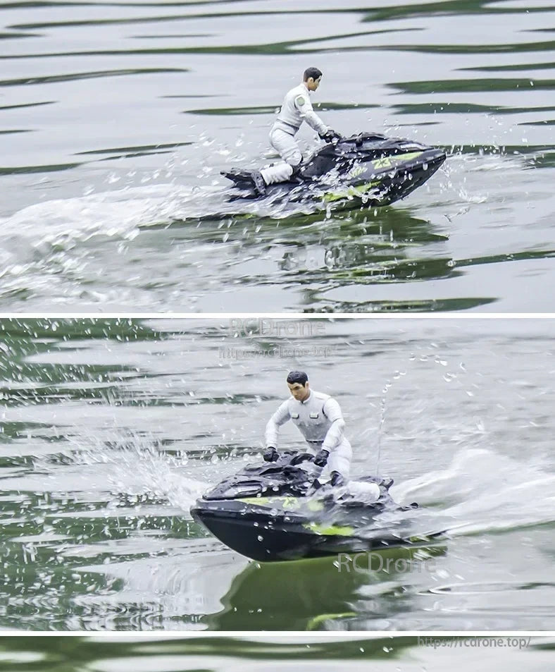 udiRC UDI023 RC Boat, A self-righting function allows for easy recovery from capsizing, resetting the boat to its original upright position with just one click.