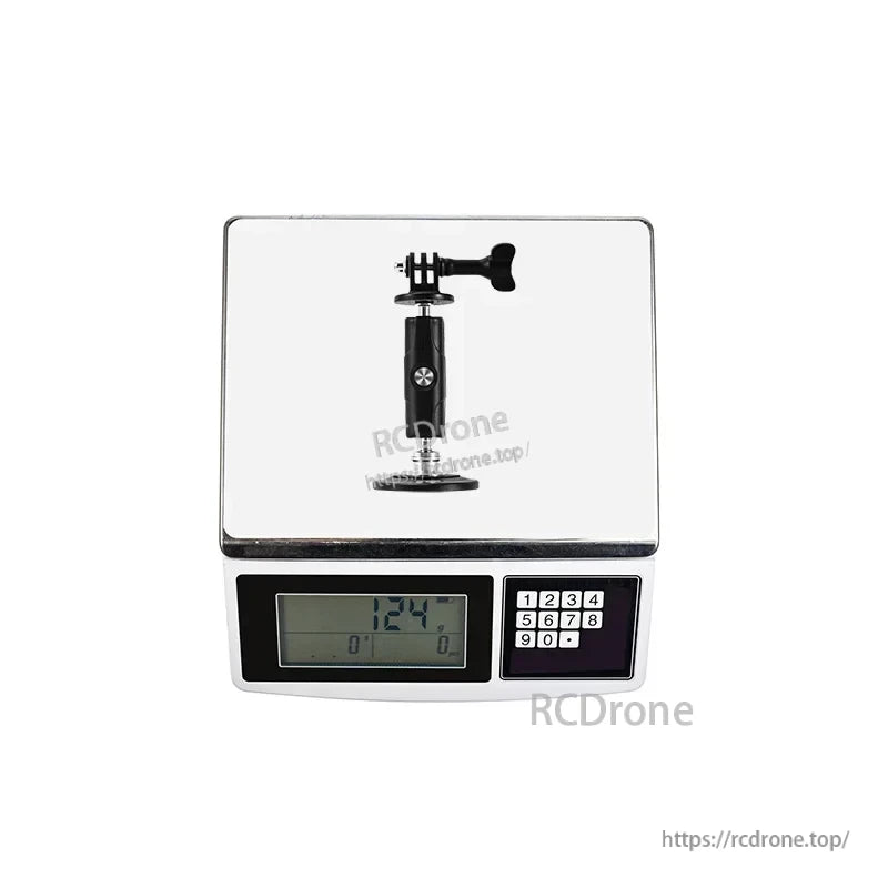 Universal Magnetic Metal Chassis Bracket, Tool-free installation allows for quick setup and teardown with 1/4 inch screws or GoPro head support rods.