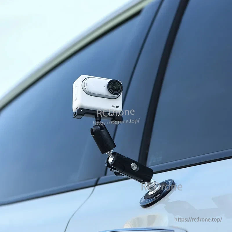 Universal Magnetic Metal Chassis Bracket, Tool-free installation enables quick installation and removal with manual tightening of the 1/4 inch screw.