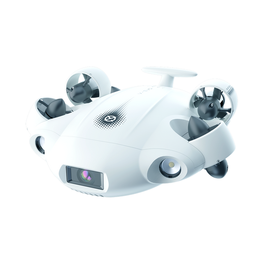 FIFISH V-EVO Underwater Drone – 4K 60FPS, 166° Wide Lens, 6DOF Maneuvering, 100m Depth, AI Tracking