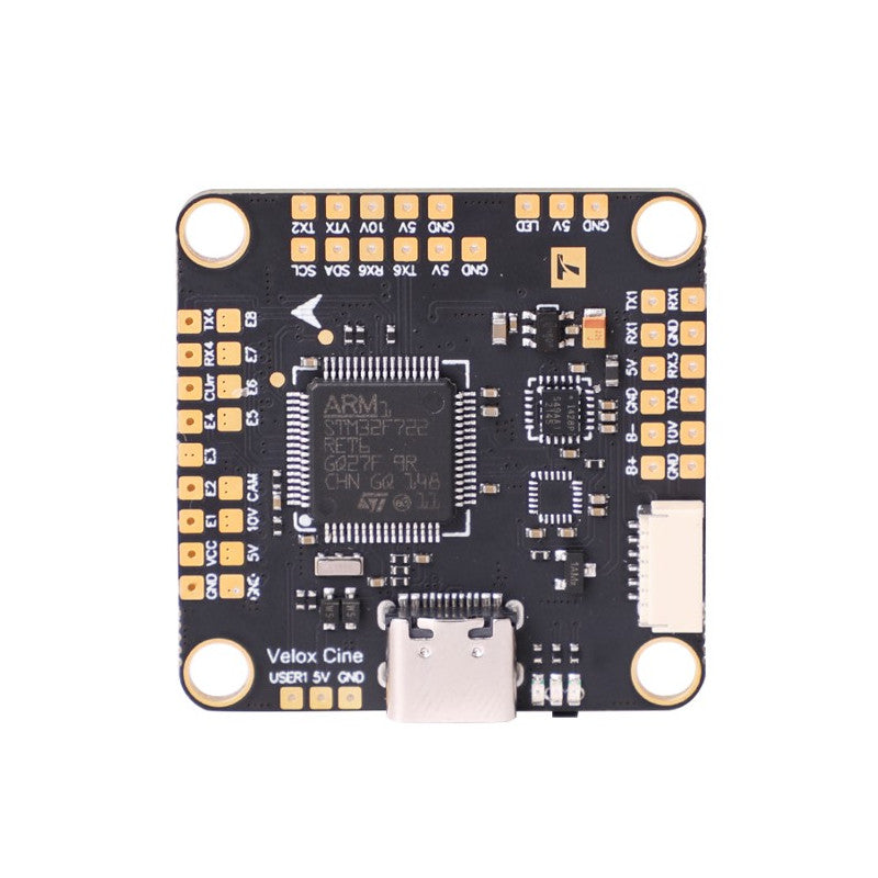 TMOTOR Velox Cine F7 Flight Controller - Multifunctional FC for Freestyle Cinematic FPV Drones