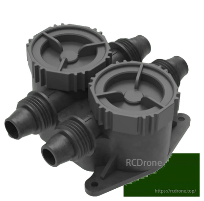 VK FL-2 Dual-Channel Paddle Wheel Flow Meter –  5–60L/min, PWM Output, IP67 Waterproof for Agriculture Drones