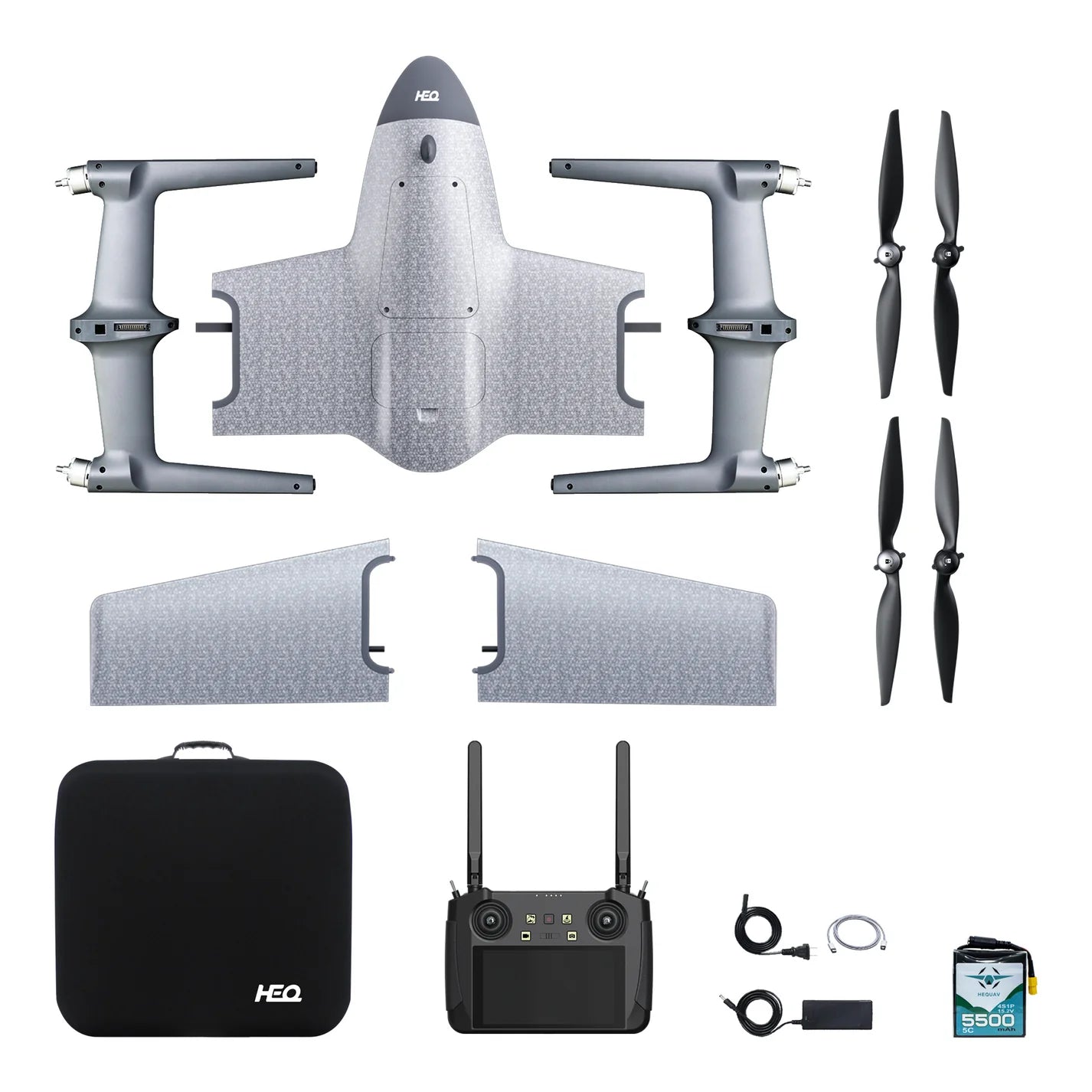 HEQ Swan Voyager VTOL, Vertical takeoff and landing capability allows for flexible operation on various terrain types.