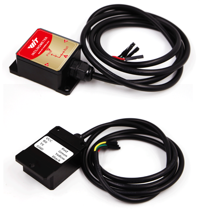 WitMotion HWT905 Accelerometer + Inclinometer (AHRS), IP67, RS232/RS485/CAN, 0.2–200 Hz