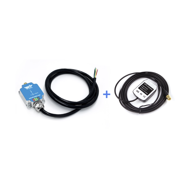 WitMotion WTGAHRS3 6-Axis GPS-IMU AHRS/INS Accelerometer Gyro Angle Sensor, RS485/TTL, Beidou+GPS, IP67, Kalman Filter