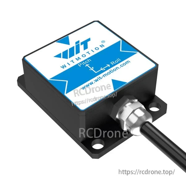 WitMotion HWT901B IMU: 9-axis, MPU9250, 0.1° accuracy, 200Hz, multiple interfaces, IP68, includes accelerometer, gyroscope, compass.