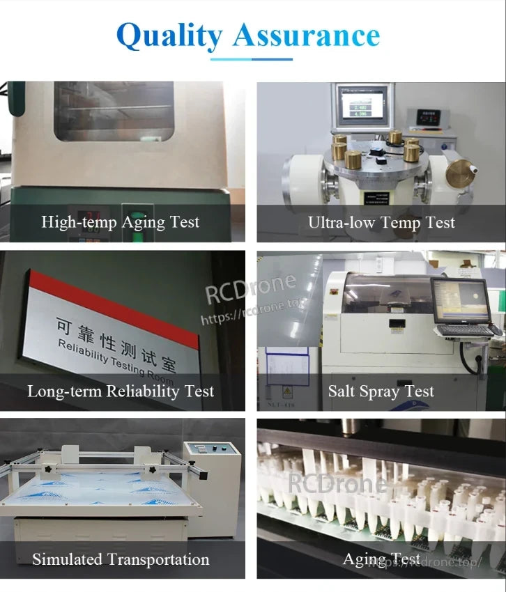 WitMotion HWT906 9-Axis Attitude Angle Sensor, Quality Assurance involves testing for high and ultra-low temperatures, long-term reliability, salt spray, transportation simulation, and aging.