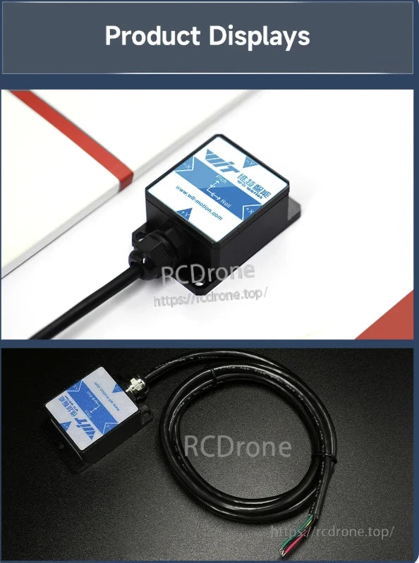 WitMotion SINDT Inclinometer, WitMotion SINDT is a dual-axis tilt sensor/AHRS inclinometer built with MPU6050 IMU and Kalman fusion algorithm.