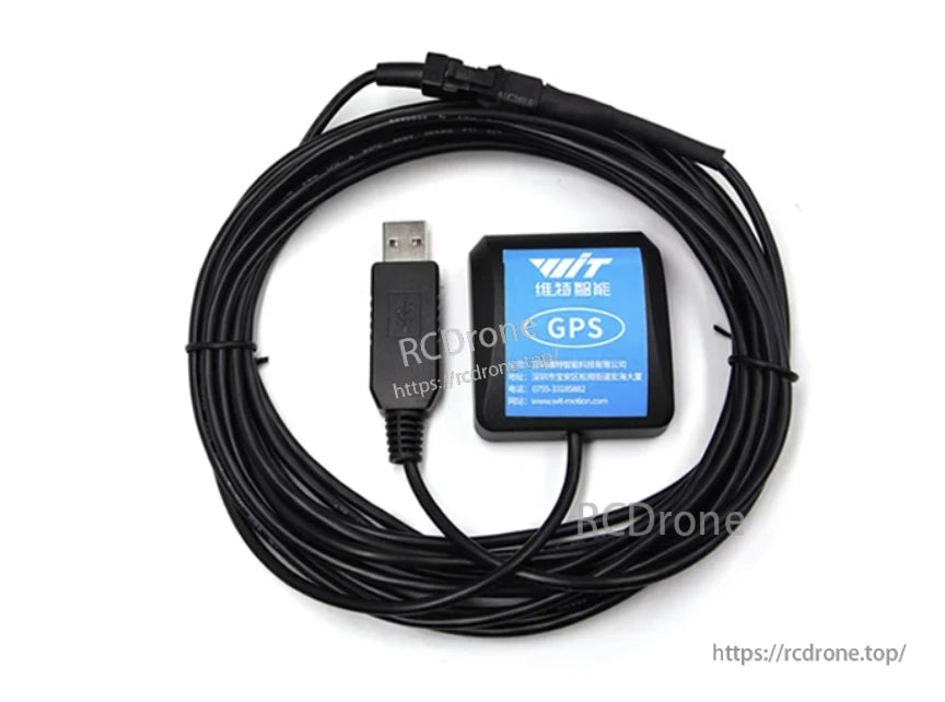 WitMotion WTGAHRS1/2 10-Axis GPS-IMU Accelerometer Gyroscope Magnetometer Barometer AHRS, 0.2–200 Hz, UART/I²C, BDS+GPS Navigation