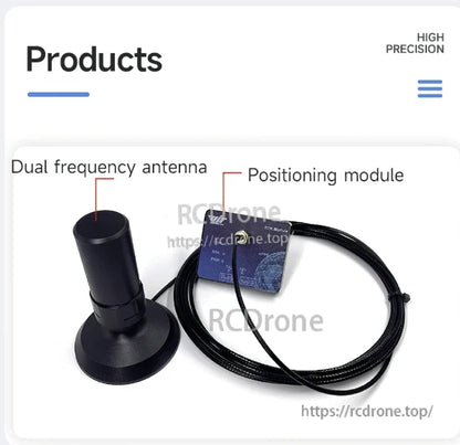 WitMotion WTRTK-M ZED-F9P RTK GNSS GPS, Dual frequency antenna and positioning module for high precision GPS RTK navigation