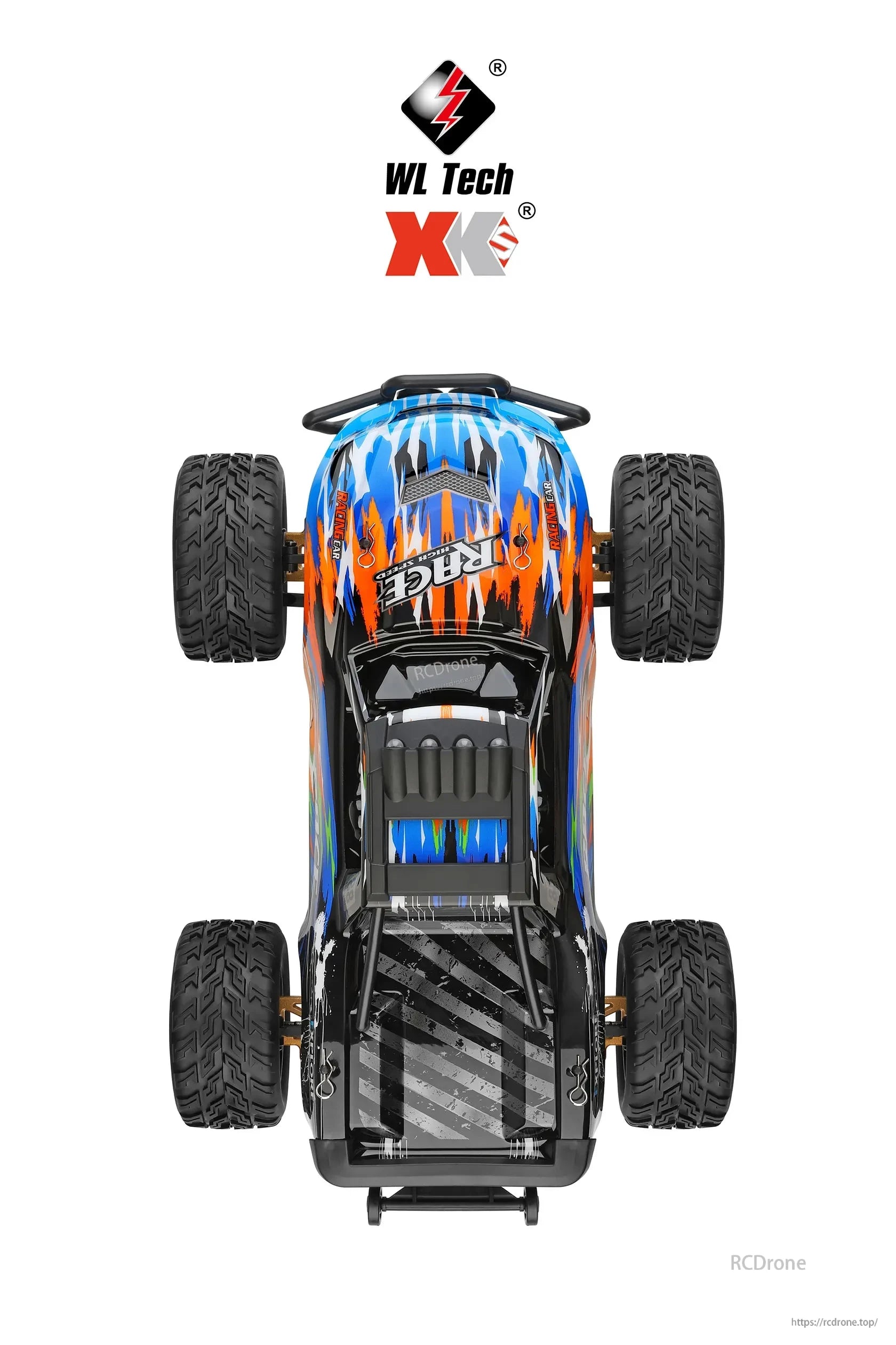 Wltoys 104019 1/10 2.4GHz 4WD Brushless RC Car, Wltoys 104019 brushless RC car features 4WD, 3500KV motor, proportional control, and speeds up to 55 KM/H.