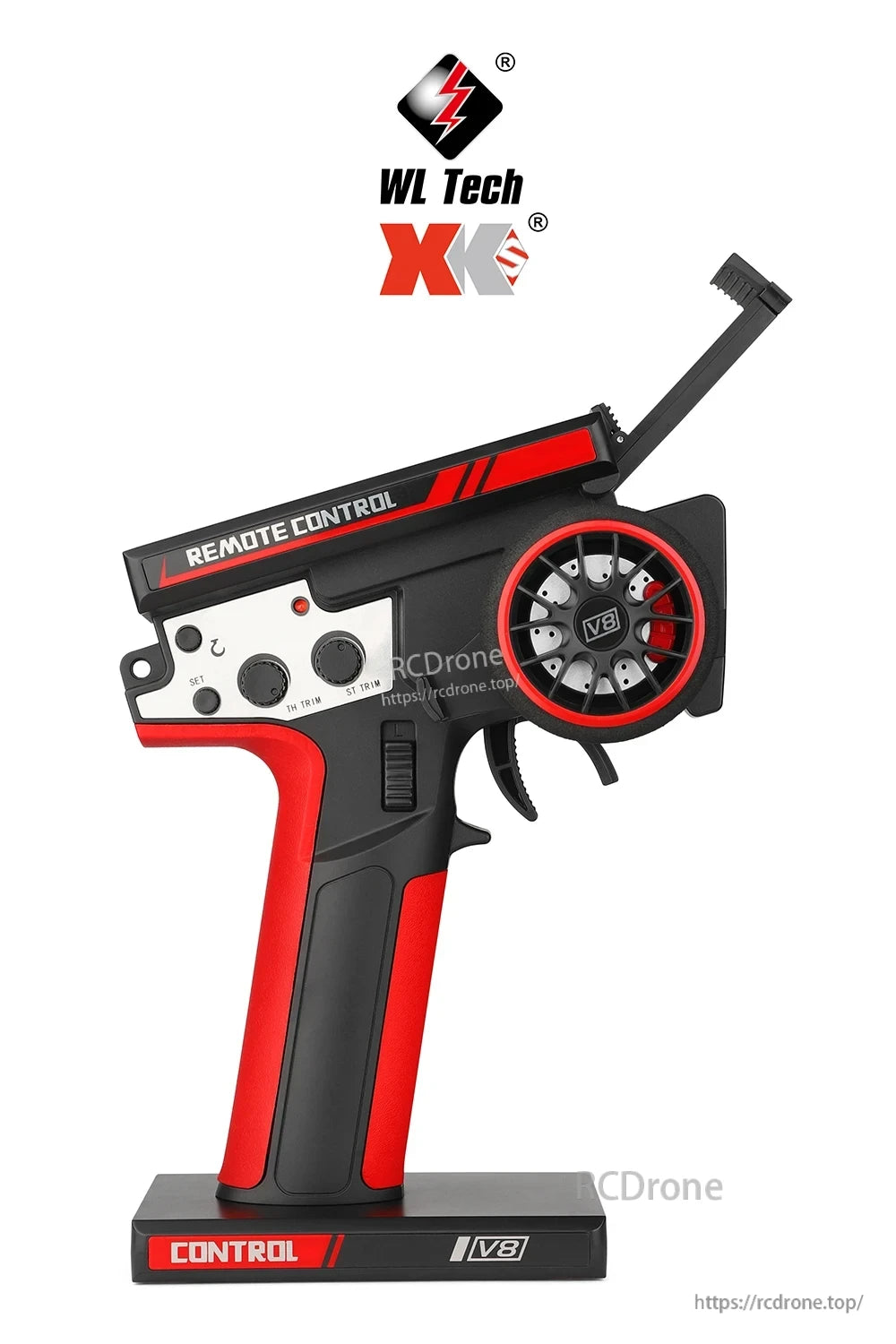 WLtoys 104020 Rc Car, Electric winch and remote control for image-and-text supported operation.