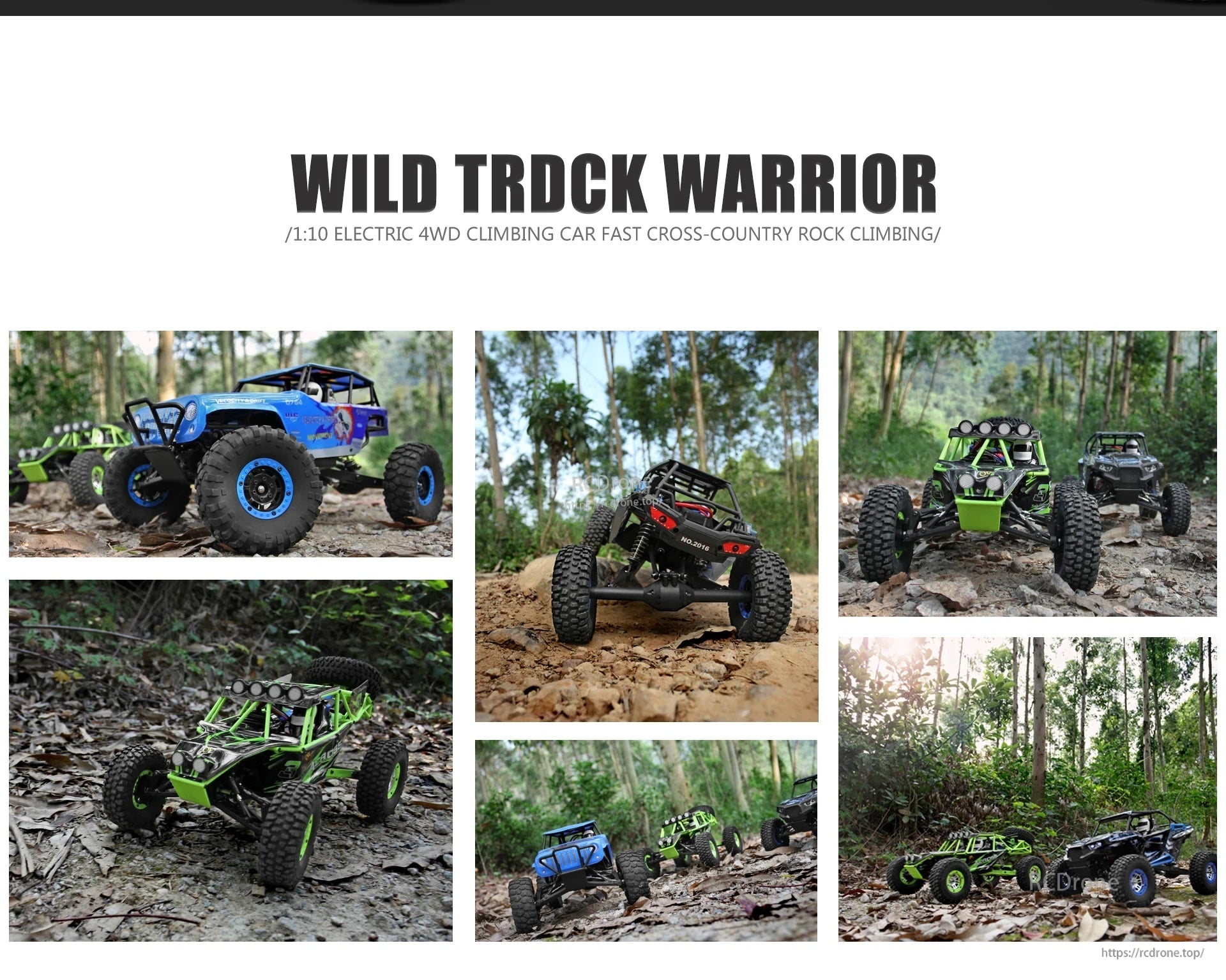 WLtoys 10428 RC Crawler, The Wild Truck Warrior is a 1:10 electric 4WD climbing car designed for fast cross-country rock climbing.