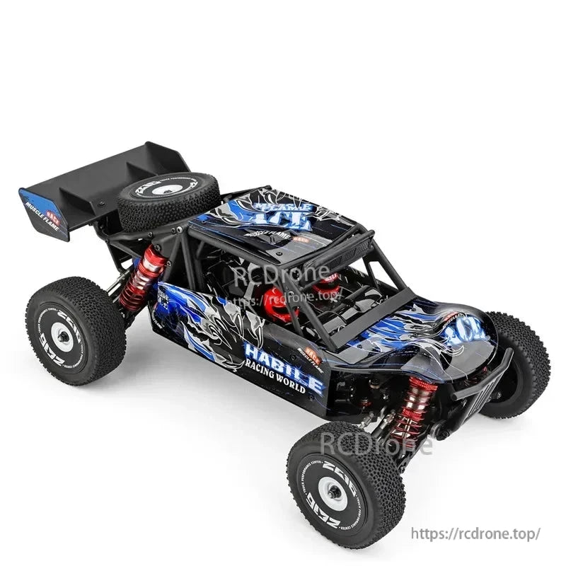 Wltoys 124018 RC Car, Wltoys 124018 RC Buggy: 1/12 scale, 60km/h speed, 4WD, alloy chassis.