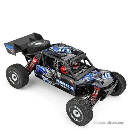 Wltoys 124018 RC Car, Wltoys 124018 RC Buggy: 1/12 scale, 60km/h speed, 4WD, alloy chassis.