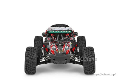 WLtoys 124028 1:12 60KM/H 4WD Brushless RC Car, WLtoys 124028 RC car: 1:12 scale, 60km/h, brushless motor, metal chassis, LED lights, 100m range, off-road, red/black.