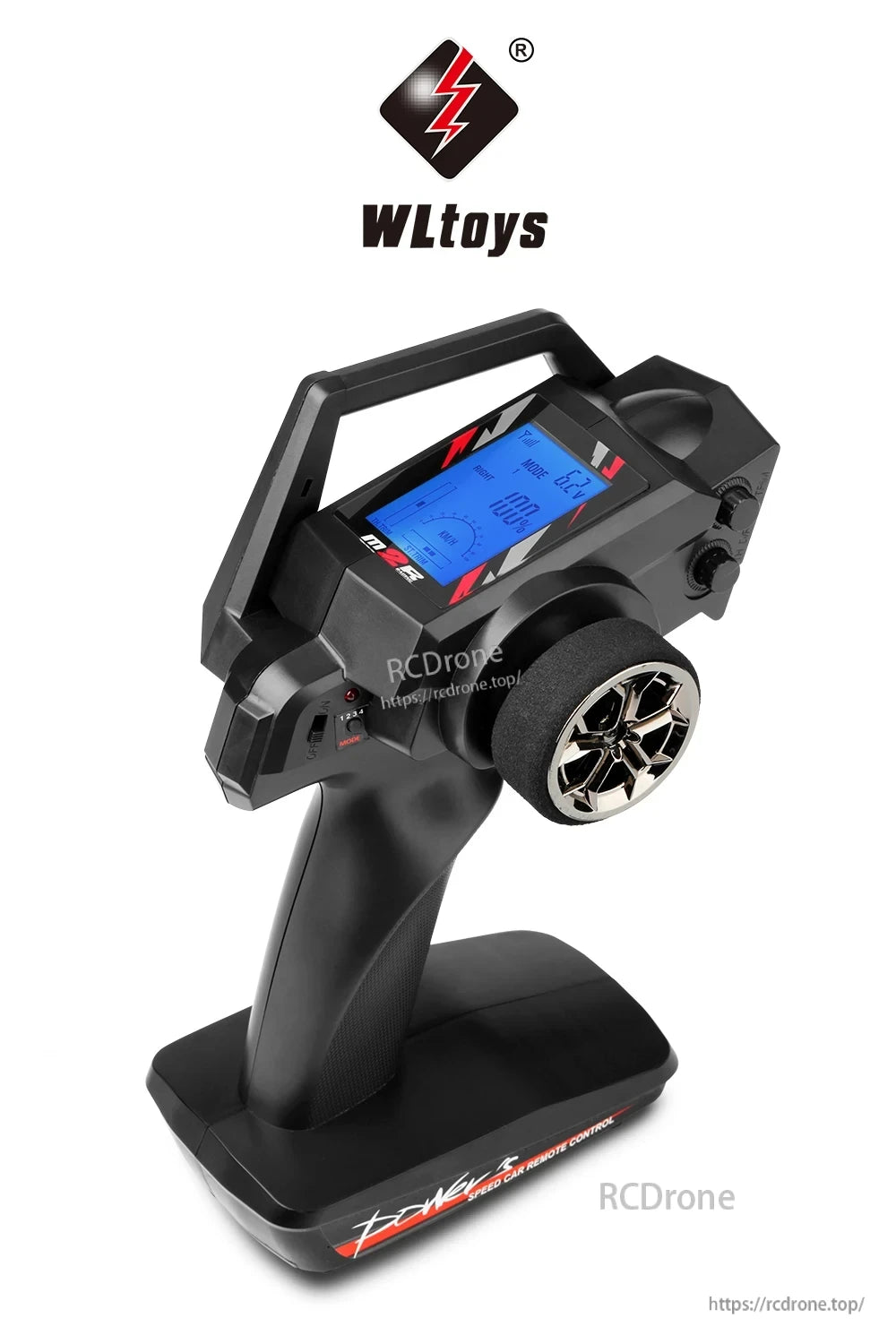 WLtoys 12428-A RC Motorcycle, The system provides smooth handling and reduces vibrations on rough terrain.