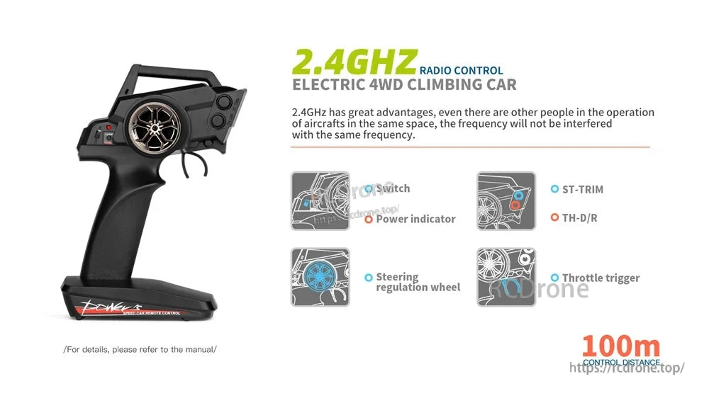 Wltoys 144002 RTR 1/14 2.4G 4WD 50km/h RC Car Vehicles Brushed LED Light Truck Toys The WLtoys 144002 Racing Car features 2.4GHz radio control and 4WD climbing capabilities, suitable for multiple users without interference.