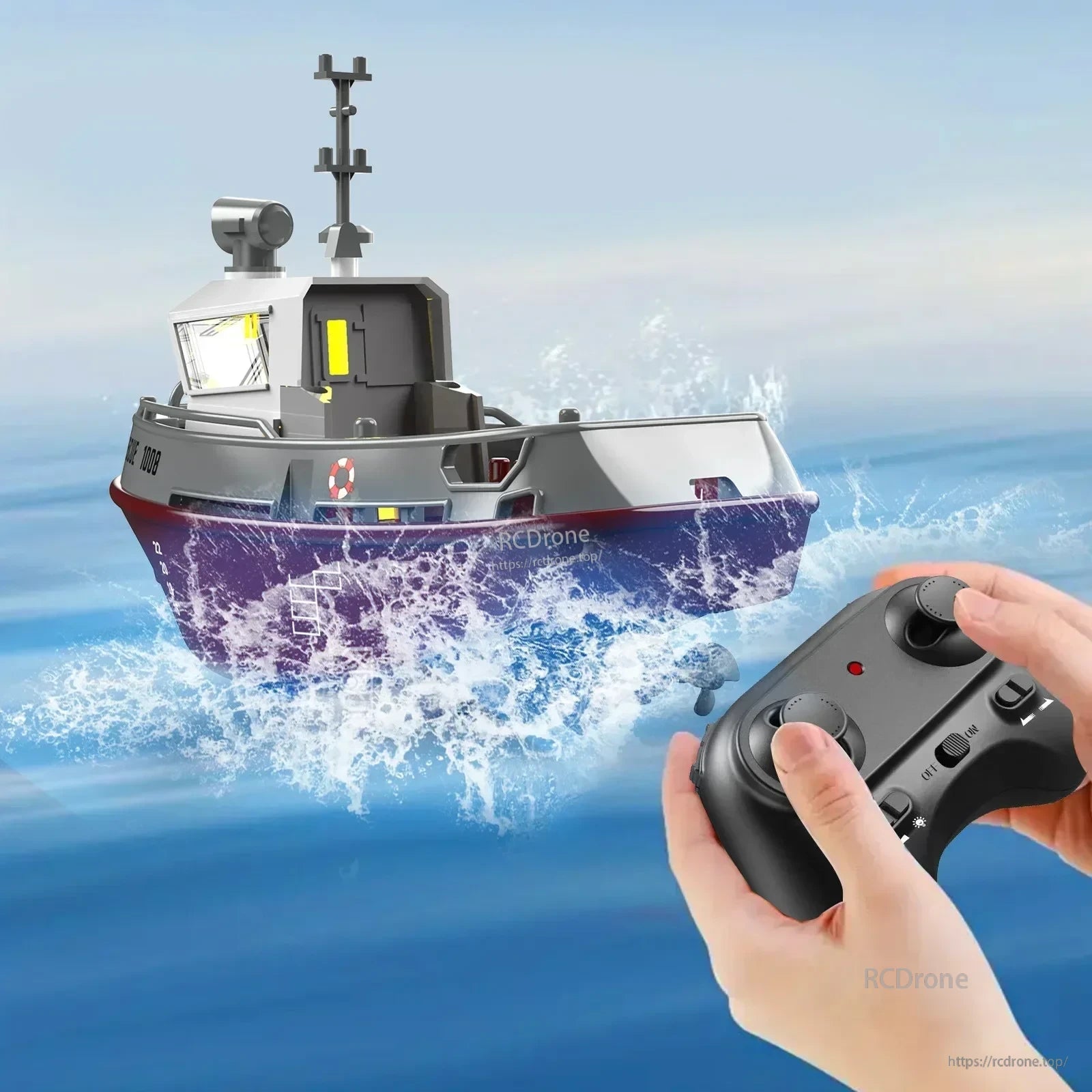 WLtoys S820 RC Boat, Boats' interference controlled by 2.4GHz system allowing multiple vessels to operate simultaneously.