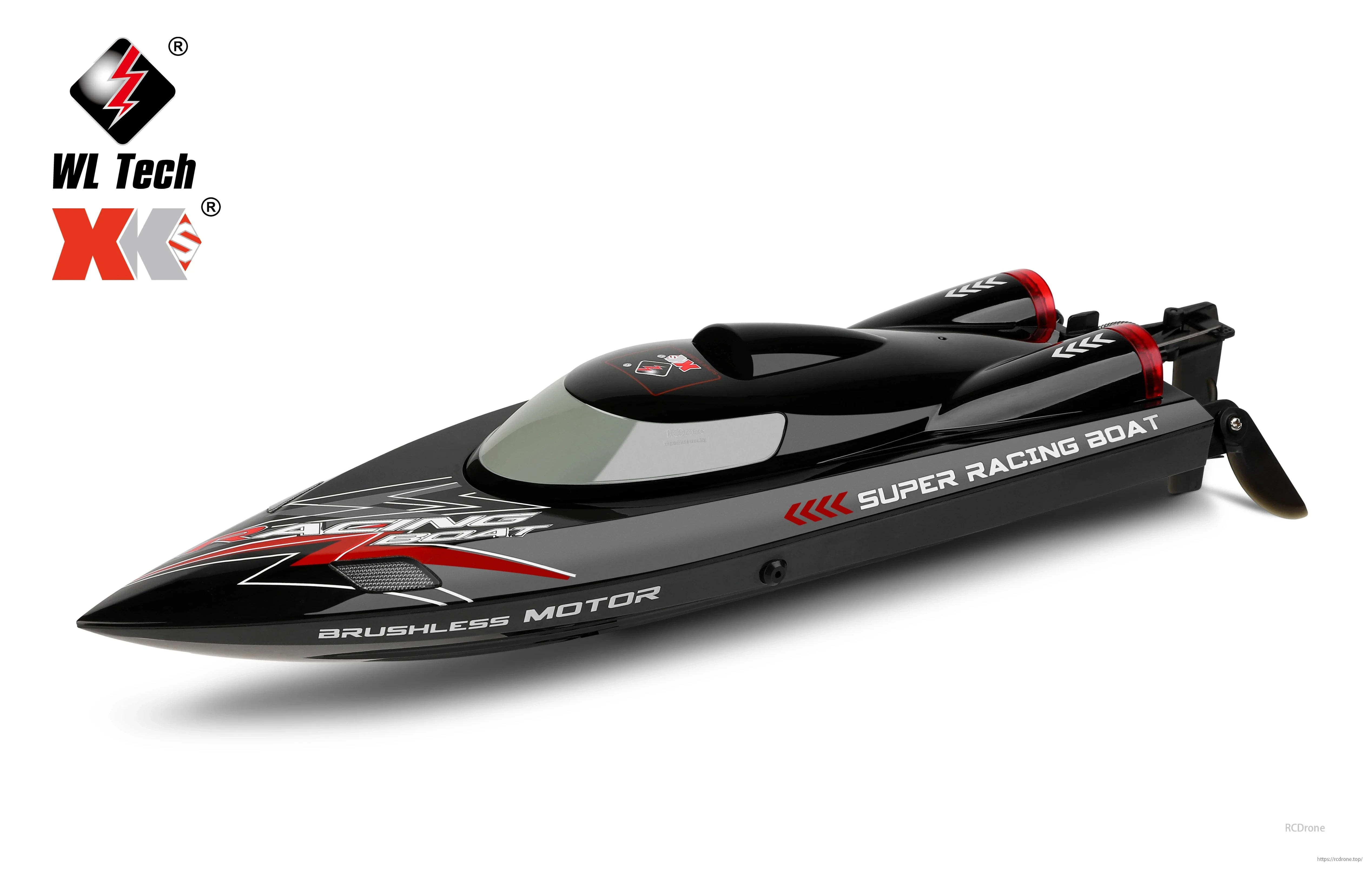 WLtoys WL916 & WL912‑A RC Boat, High-speed racing watercraft with 2.4GHz control and 55km/h brushless motor speed, suitable for WLtoys WL916 & WL912-A RC boats.