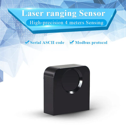 WitMotion WT53D 4 m Laser Distance Sensor, Laser sensor: 4m range, ±20mm accuracy, ASCII/Modbus, UART-TTL, 3.3–5V, 0.1–100Hz, compact 21.5×21×8mm.
