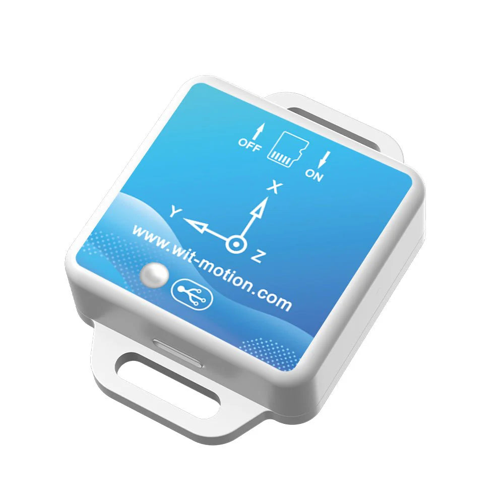WitMotion WT901SDCL logger features offline accelerometer data logging with MPU9250 sensor, 16 GB storage, and real-time clock.