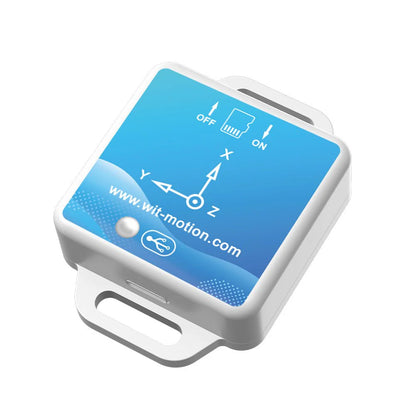 WitMotion WT901SDCL logger features offline accelerometer data logging with MPU9250 sensor, 16 GB storage, and real-time clock.