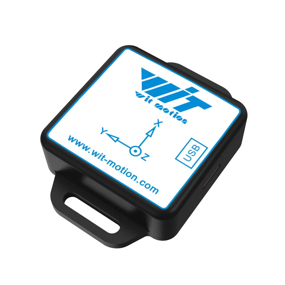 WitMotion WT901SDCL-BT50: 9-axis IMU logger with SD card, Bluetooth 5.0, 200 Hz, provides quaternion/angle output for inclinometer applications.