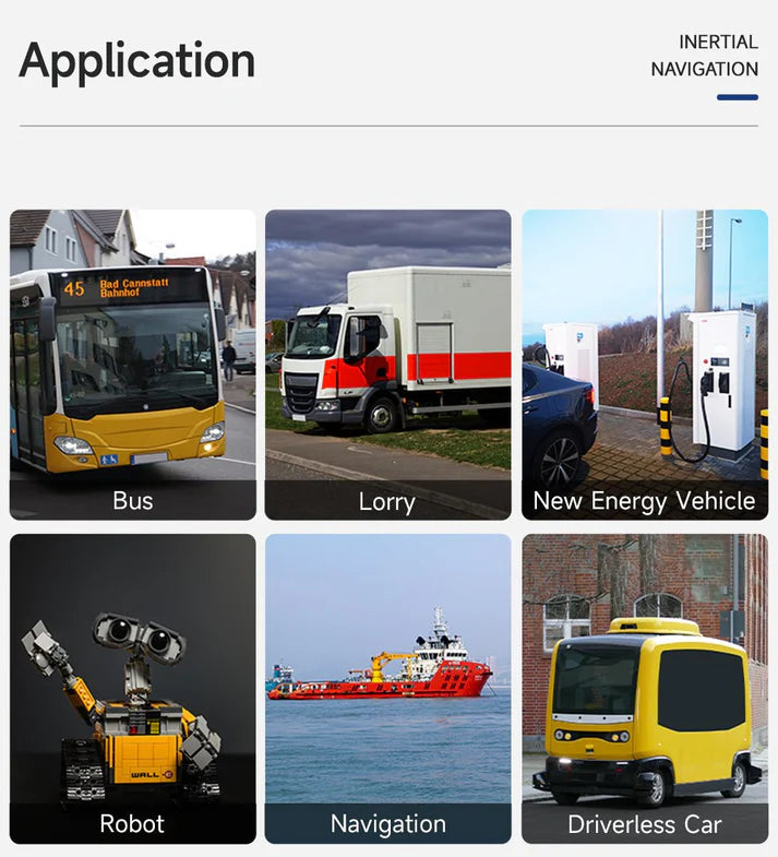 Modulo WitMotion WTGPS-300P INS GPS-IMU sub-metrico, Multi-GNSS (GPS/BDS/GLONASS/Galileo), Type-C, antenna IPX, RTCM2.3