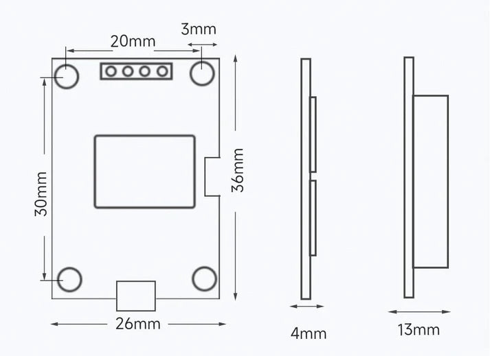 Modulo WitMotion WTGPS-300P INS GPS-IMU sub-metrico, Multi-GNSS (GPS/BDS/GLONASS/Galileo), Type-C, antenna IPX, RTCM2.3