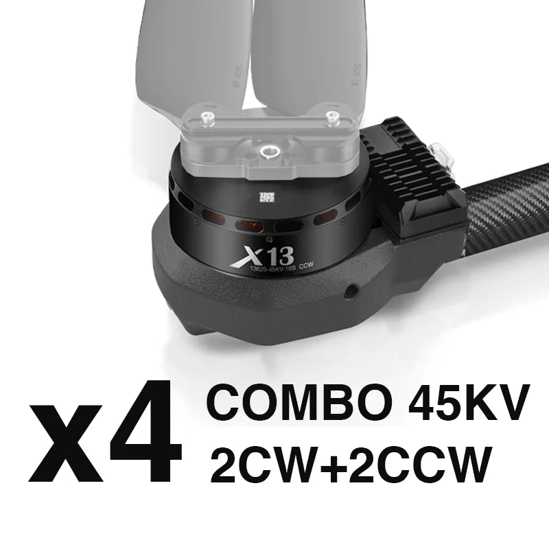 Hobbywing X13 Power System, X13 COMBO 45KV x4 2CW