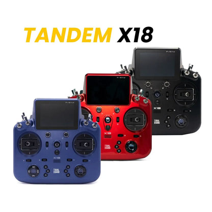 FrSky Tandem X18/X18S/X18SE Transmitter - Internal 900MHz/2.4GHz Dual-Band & External Module Bay FPV Drone RC Plane Remote Controller