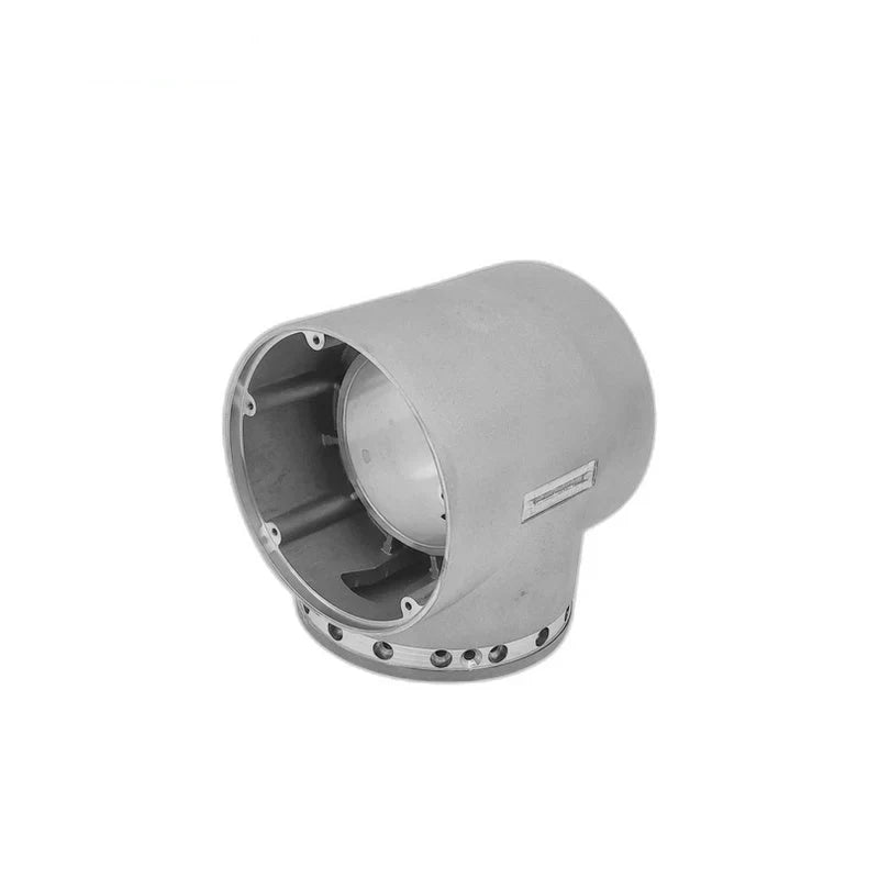 ZeroErr Cable Pass-Through Shaft shown at an angled front view with open circular housing and mounting-hole base ring.