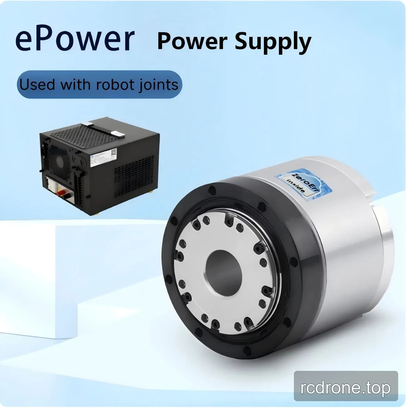 ZeroErr ePower power supply for robot joints with actuator