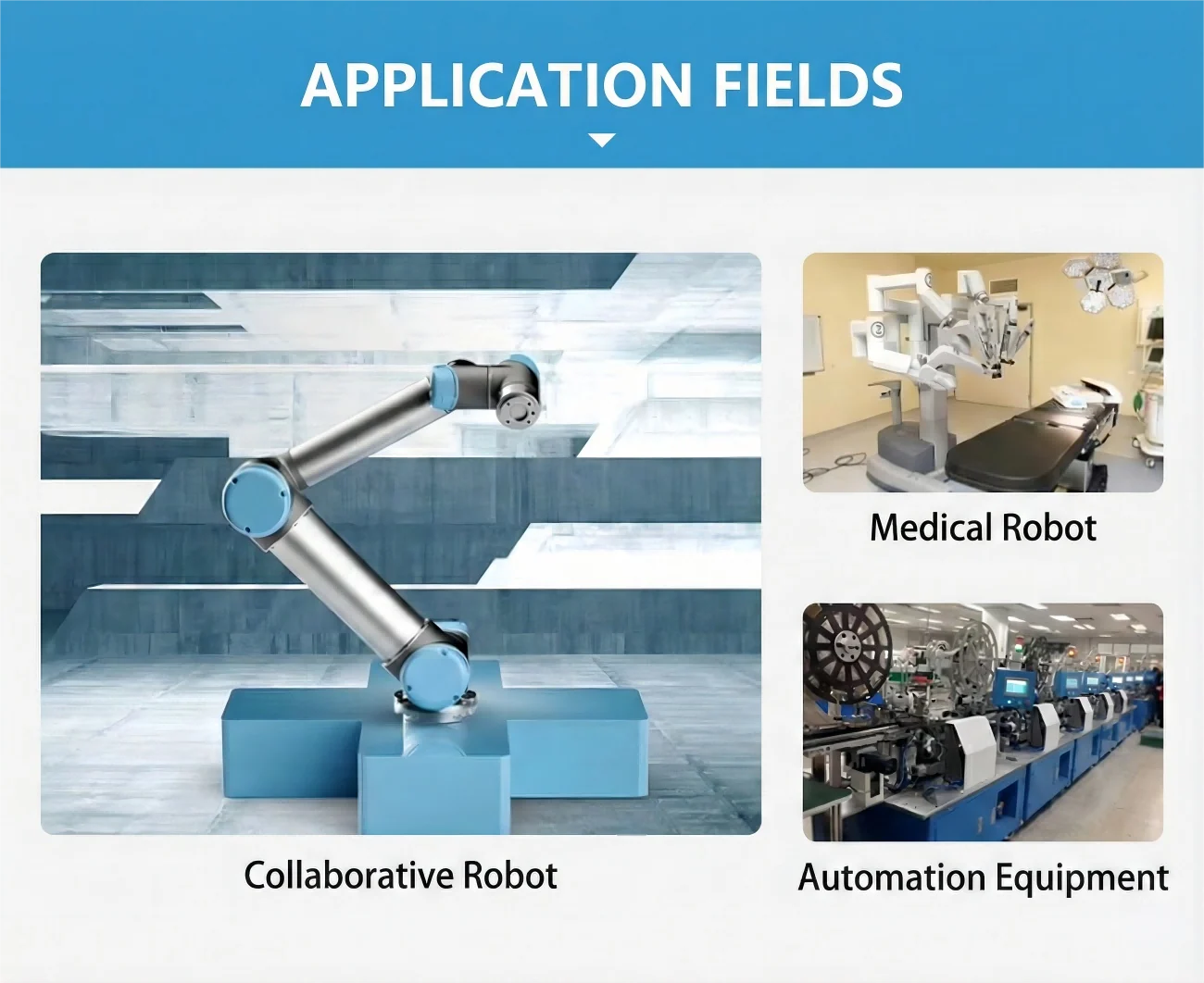 Collaborative robot, medical robot, and automation equipment applications