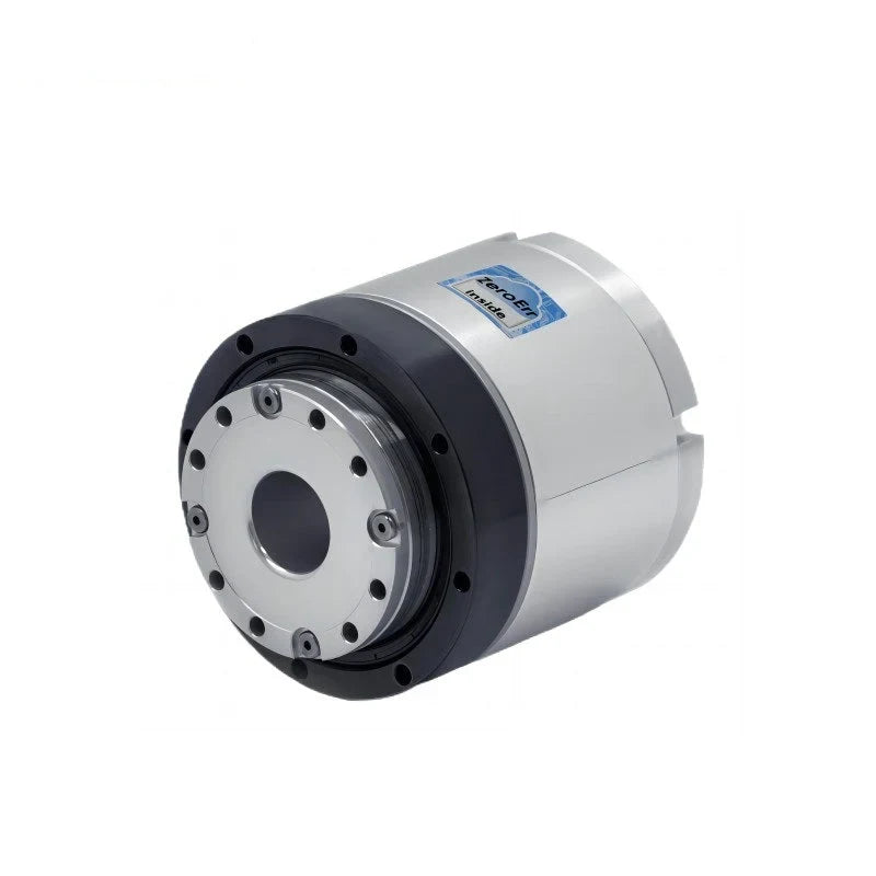 ZeroErr eRob 70 I motor shown at an angled front view with circular mounting face and central bore.