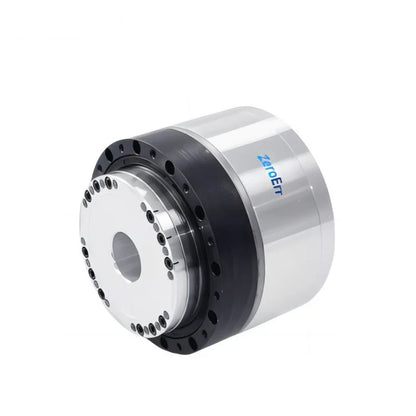 ZeroErr eRob 80 I motor shown from the mounting face, with central bore and circular bolt-hole pattern.