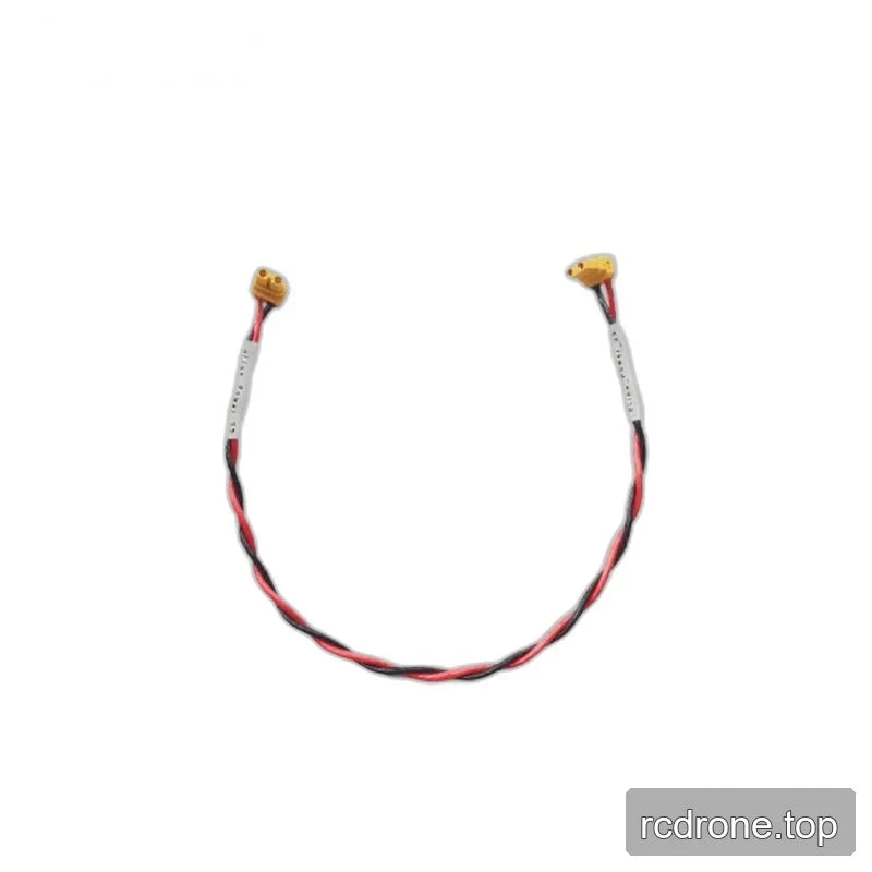 ZeroErr eRob cable displayed in a wide U shape with yellow connectors at both ends