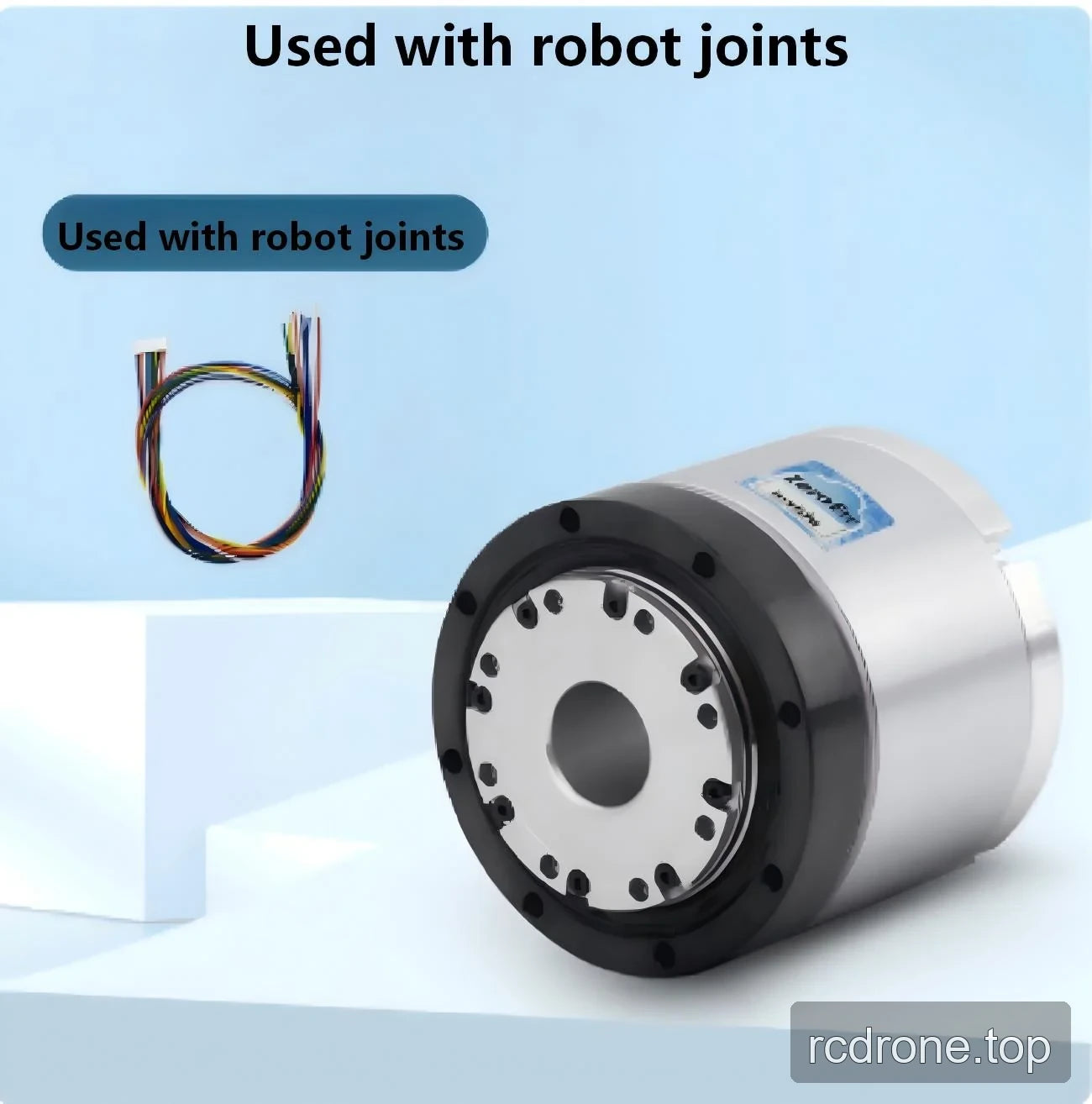Cable application at a robot joint