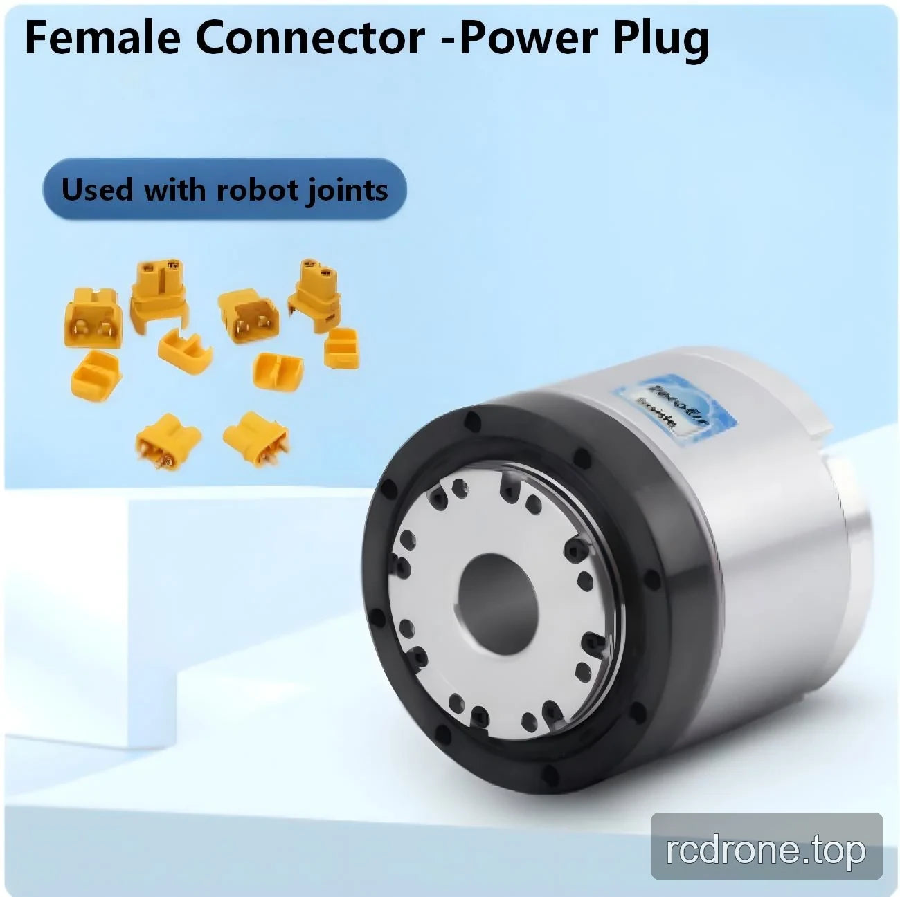 Female connector power plug components for robot joint use